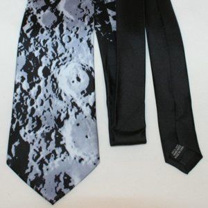 Wild Ties Lunar Surface Silk Tie